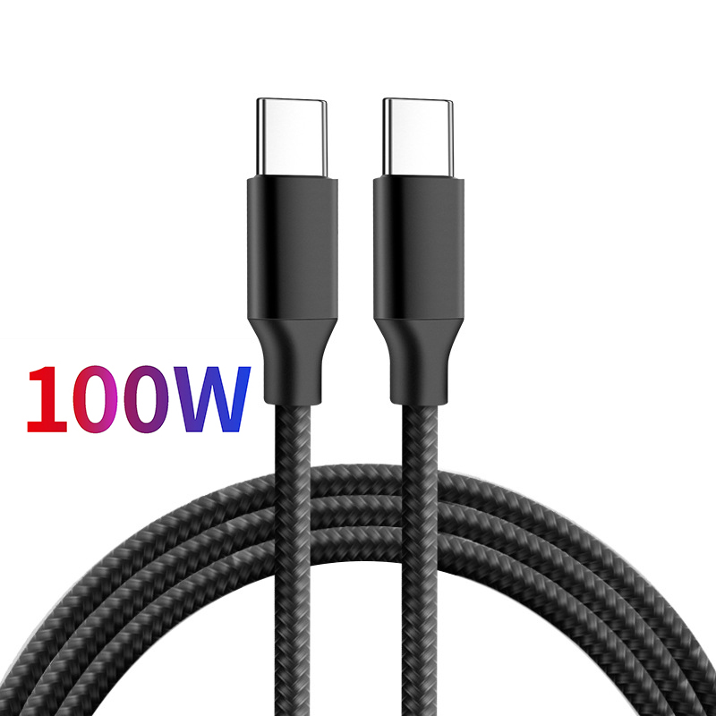 5A 100 Вт Кабель для быстрой зарядки и передачи данных