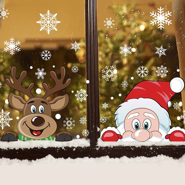 Виниловые наклейки на окно из ПВХ с принтом на заказ