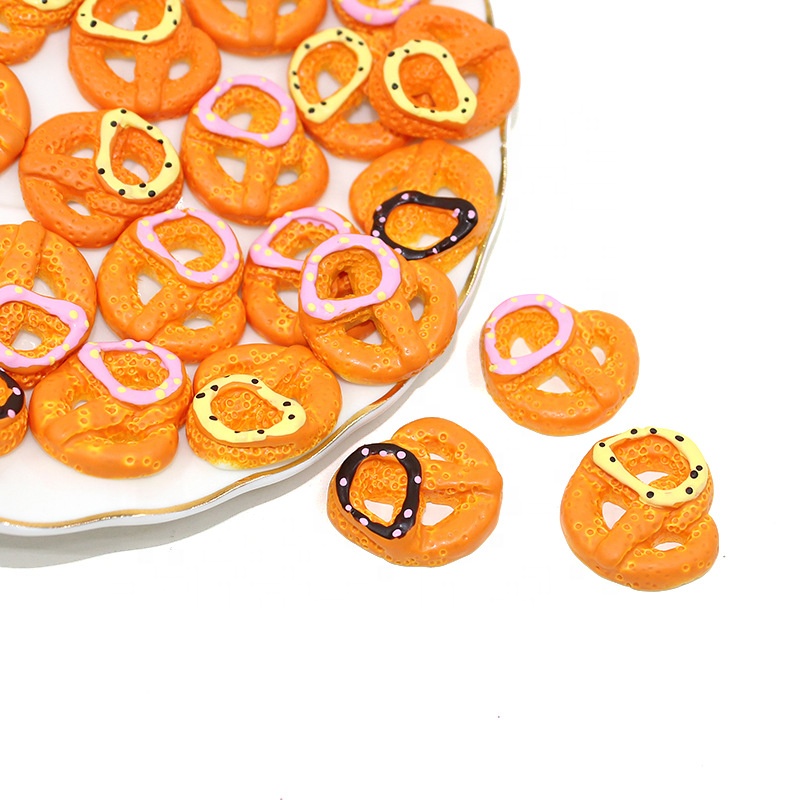Бусины для пончика, хлеба, десерт, корректирующий плоский Кабошон из смолы, игрушка «сделай сам», украшение для кухни, бусины