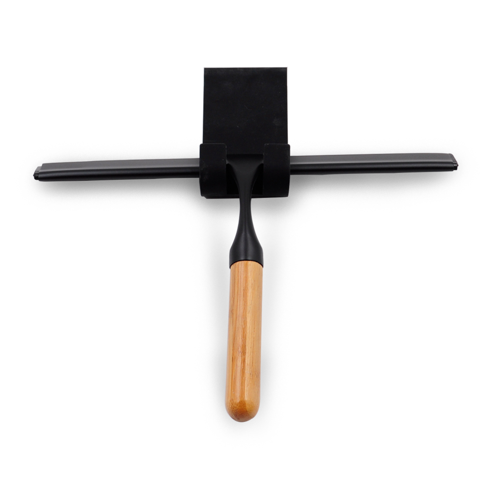 FREE SAMPLE Glass Window Squeegee Cleaner Shower Bathroom Mirror Rubber Wiper With Suction Hook