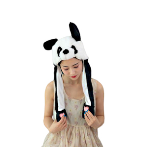 21 various designs animal moving ears cute plush bunny hat