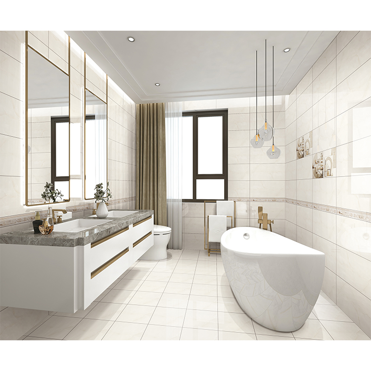 Hasin Polished Tile  Villa Decoration Design 3D Interior Ceramic Wall Tiles