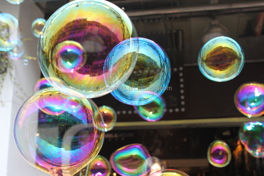 Fuel Blowing Toys Kids Stage Professional Manufacturer White Wedding Soap Bubble Liquid For Bubble Machine