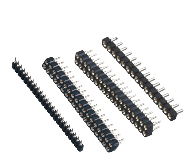 1x40 P Однорядный 40 Pin 2,0 мм Круглый Женский штыревой разъем позолоченный обработанный SIP 1x40 Pin IC Socket 3,0 Amps
