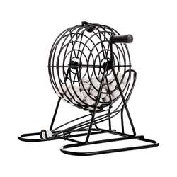 High Quality 6 Inch Metal Bingo Cage for 3/5 Inch Balls