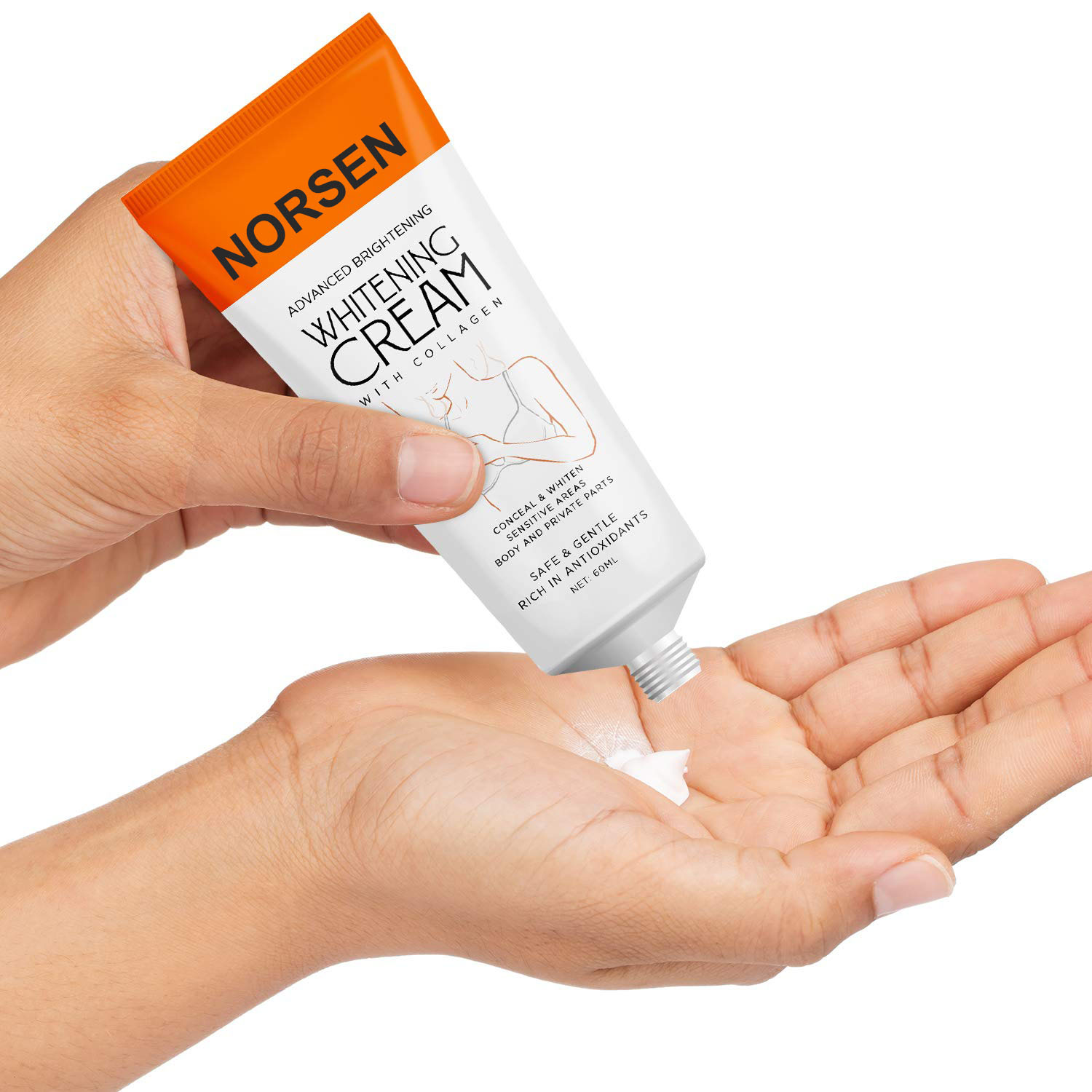 OEM Cosmetic Supplier Custom Natural Organic Body Care tightening   Moisturizing Whitening Cream