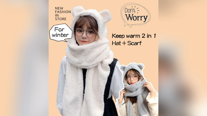 Adult Kids Winter Cute Plush Animal Character Beanie Hat With Animals Caps  Wool Ski Cute Cat Ears Winter Hat