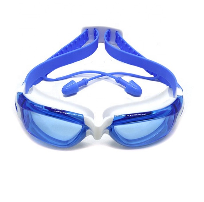 Расширенный Широкое Видение зеркальным покрытием крутые очки для плавания для детей водонепроницаемый очки Анти-туман большой кадр очки для плавания