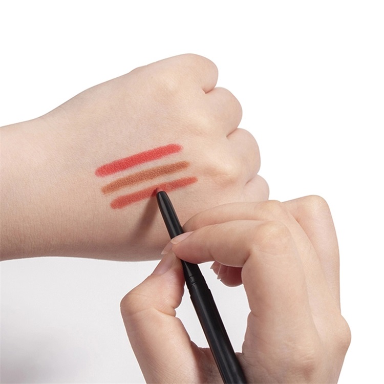 Частная марка высокого пигмент матовая подводка для губ, 10 видов цветов скручивать для губ, подводка для губ, матовый Контурный карандаш для губ
