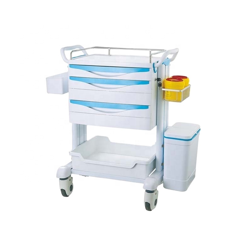 TC5002A многофункциональная медицинская тележка ABS Медицинская Тележка Больничная тележка для кормления