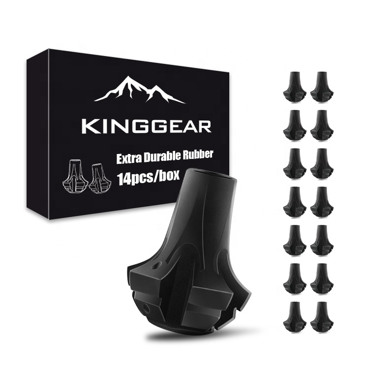 Rubber Tips for Trekking Poles Thickness Extra Durable Rubber Suitable for Most Standard Hiking Poles