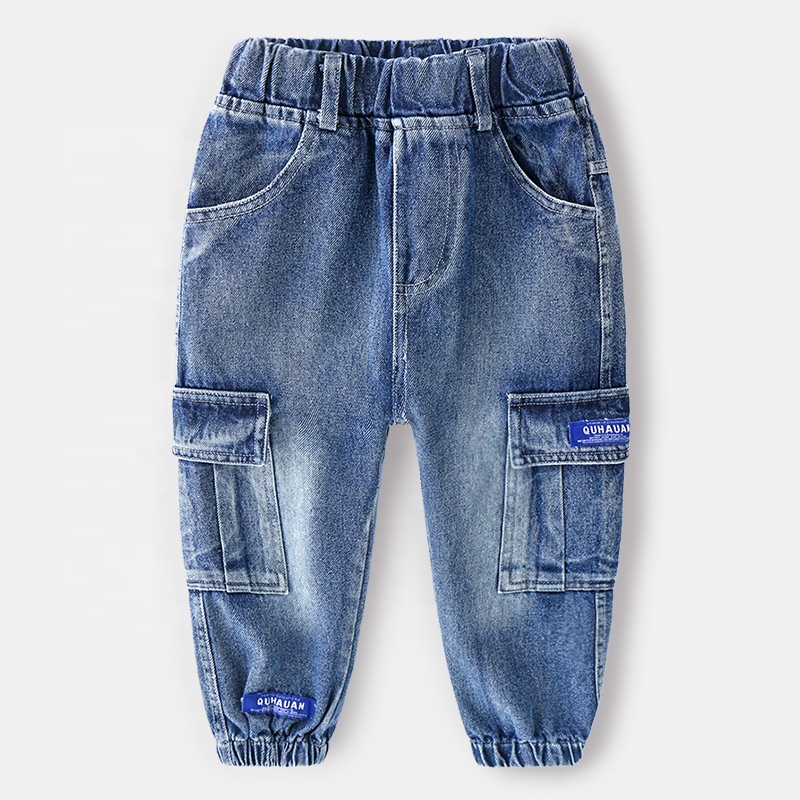 Джинсовые брюки для маленьких мальчиков, Лидер продаж, брюки для новорожденных мальчиков, модные джинсы