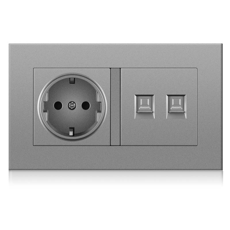 Hf6a80d654cb9481f8963d5340c8aeac2c 2 RJ-45 network outlet