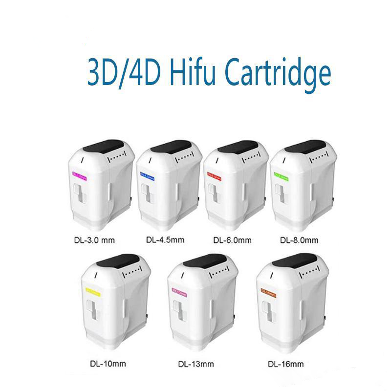 20000 shot 1-12 line hifu ultrasound transducer cartridge 3D 4D HIFU Cartridge 1.5mm, 3.0mm, 4.5mm, 8.0mm, 10.mm, 13mm, 16mm