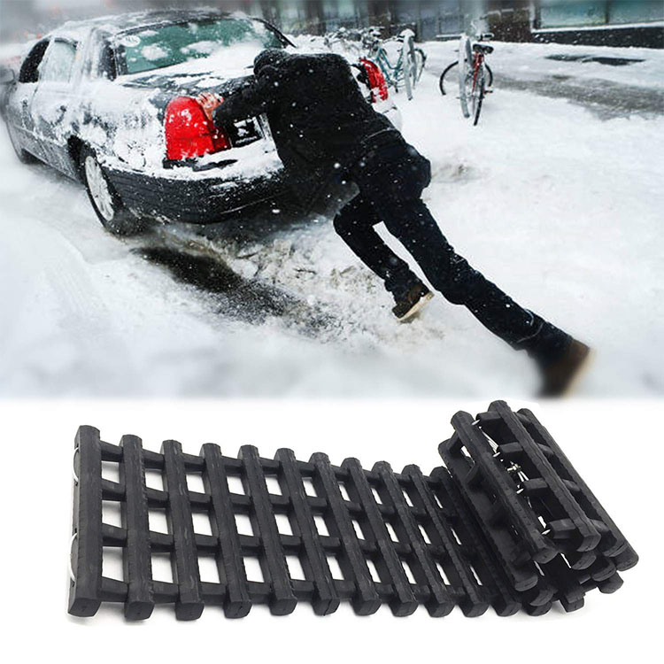 Tyre Grip Mud Rescue Van Snow x2 Orange Folding Traction Track Mats