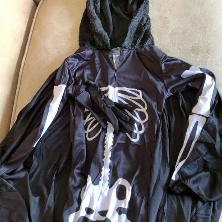 2024 Unisex TV Skeleton Cosplay Jumpsuit Child Sizes Vampire - Main Image