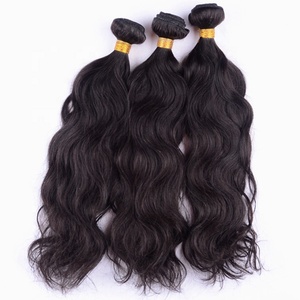 Full virgin cuticle aligned human hair 100% raw unprocessed hair bundles