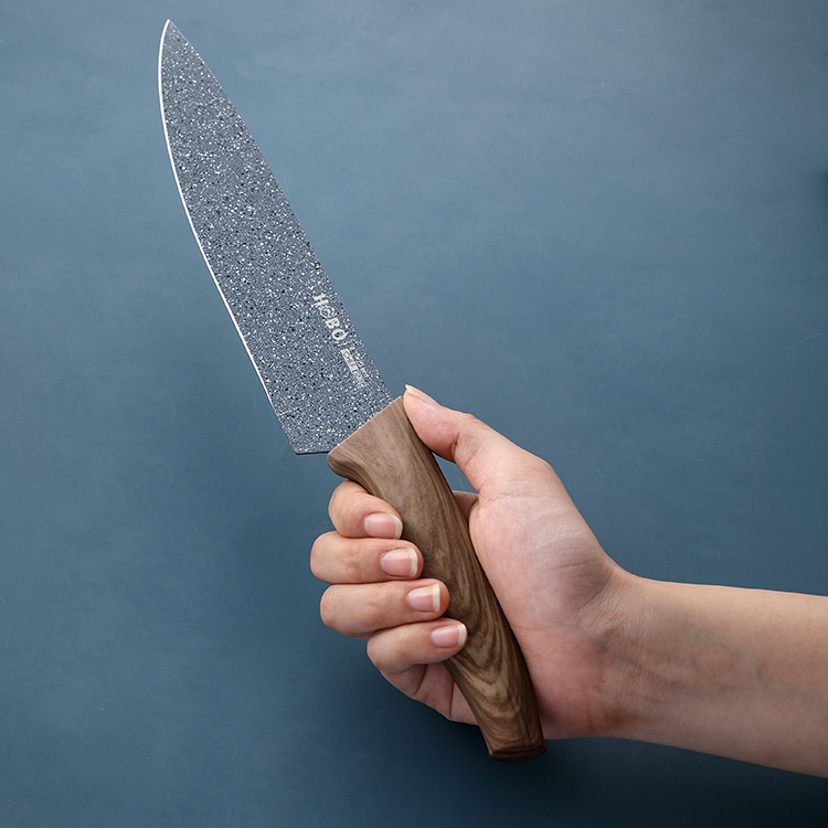 Подарочная коробка, японская деревянная ручка, многофункциональный набор из 6 ножей из нержавеющей стали, дамасский кухонный нож шеф-повара