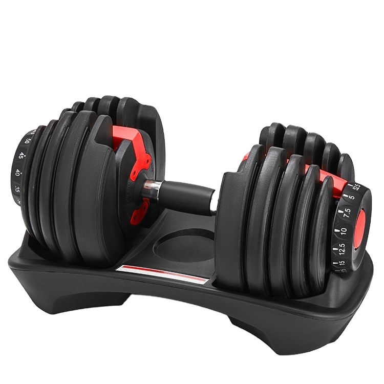 Домашнее оборудование, тренировки для фитнеса, вес 24 кг, регулируемый набор гантелей для тренажерного зала