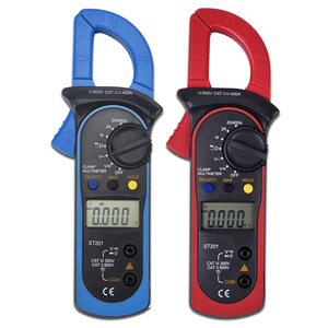 Mult/ímetro de pinza digital Medidor de temperatura de capaci PM2128 Volt/ímetro de mano CA//CC Ohm/ímetro Capacitancia Medidor de temperatura Medidor de voltaje de corriente Capacitancia de temperatura