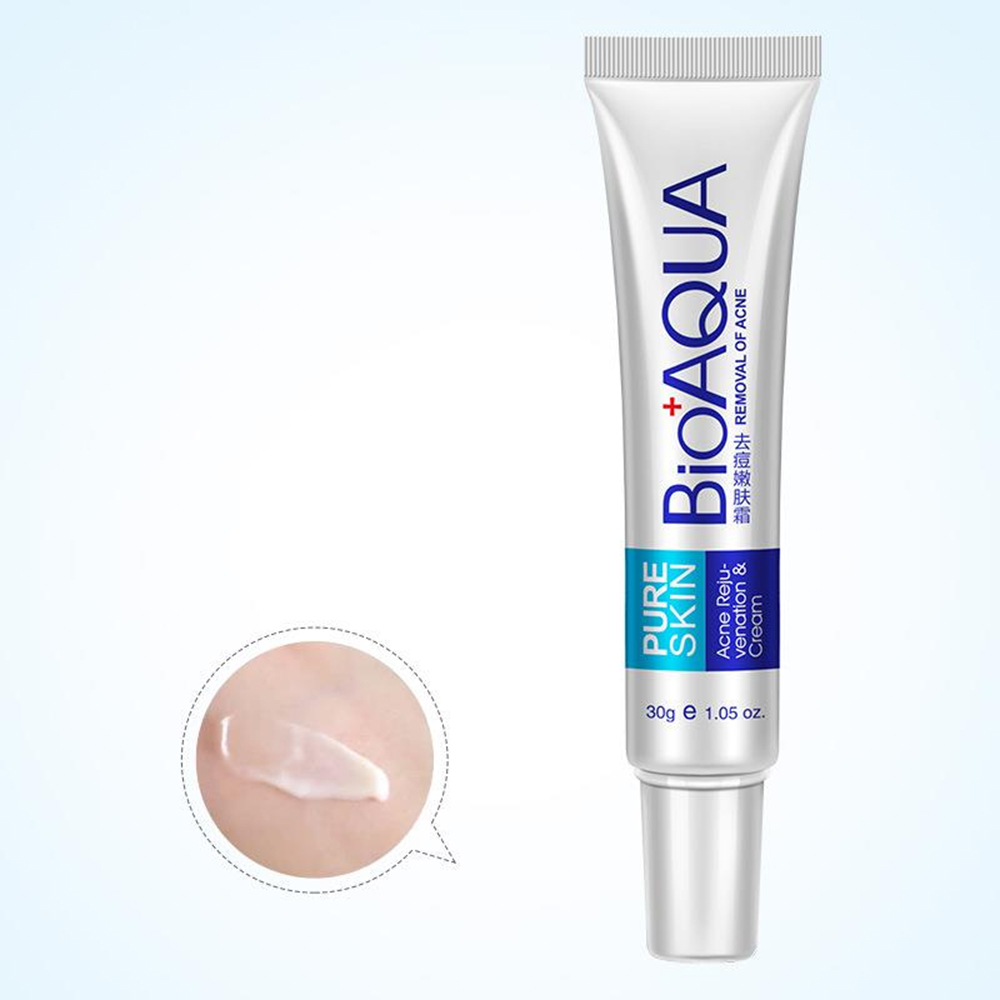 BIOAOUA 30g Acne Treatment Blackhead Remova Anti Acne Cream Oil Control Shrink Pores Acne Scar Remove Face Care Whitening