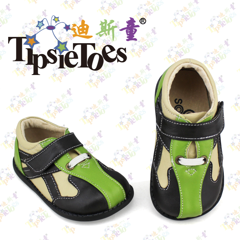 TipsieToes Genuine leather Boys Leather shoes boy flats for girl Sneakers Children's casual