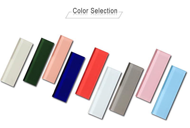 48*148mm Kitchen Wall Glazed Glass Mosaic Backsplashes Tile