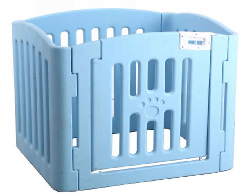 Качественный сплошной круглый дизайн выдувного формования пластиковый забор для домашних животных