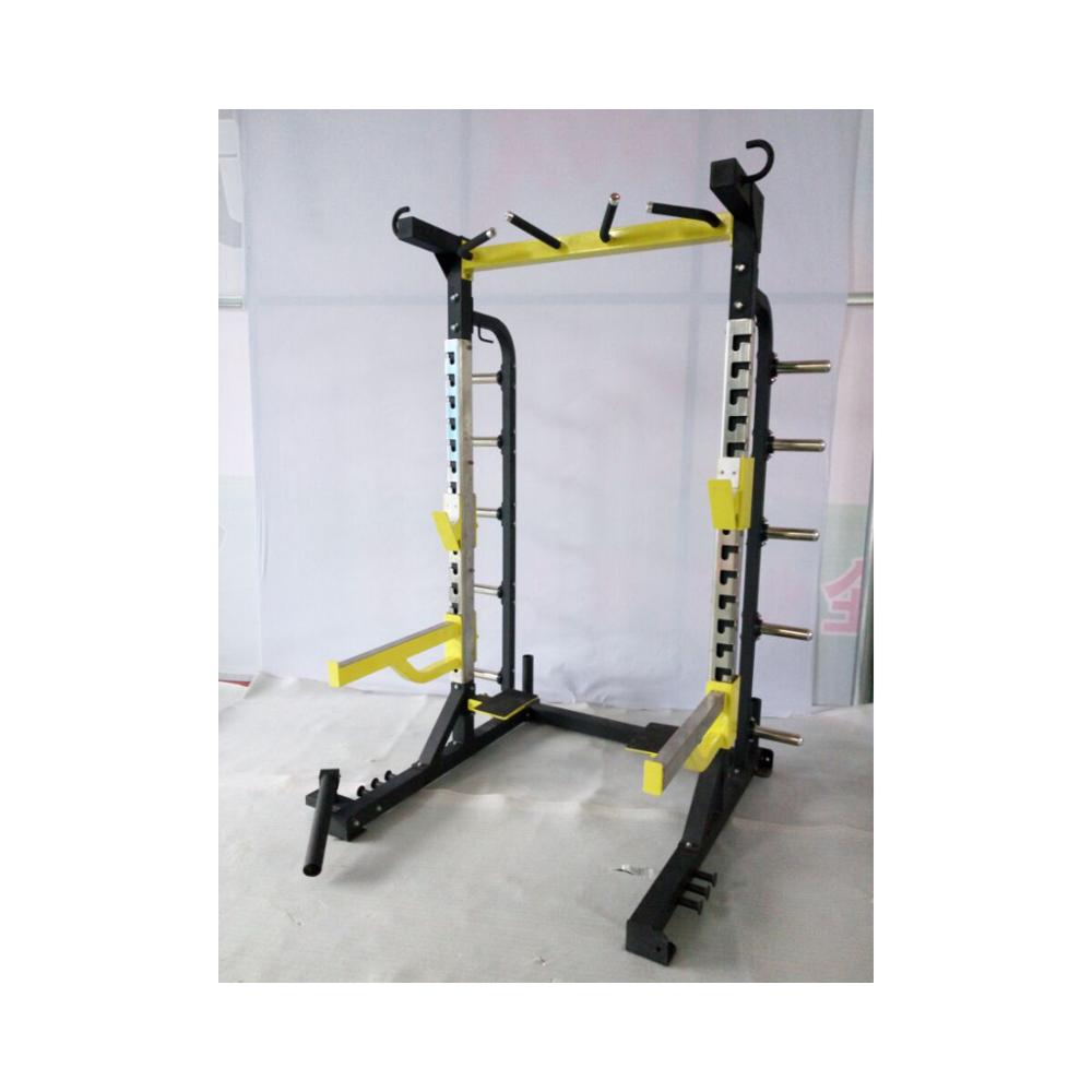 Rocson тренажерный зал снаряд Half rack smith машина стойка питания