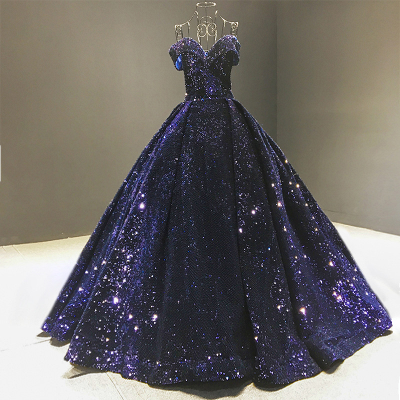 Colorful Tulle Sequin Off-Shoulder Wedding Dress Princess Style Floor-Length Evening Host for Party Stage Performance AliExpress| Alibaba.com Colorful Tulle Sequin Off-Shoulder Wedding Dress Princess Style Floor-Length Evening Host for Party Stage Performance AliExpress| Alibaba.com