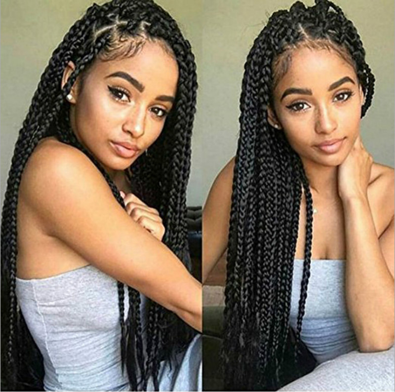 braided lace front wigs