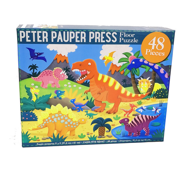 Оптовая продажа на заказ Iplay 48 шт. детей Jigsaw головоломки животных Jumbo кирпечей из глины детская игра-головоломка