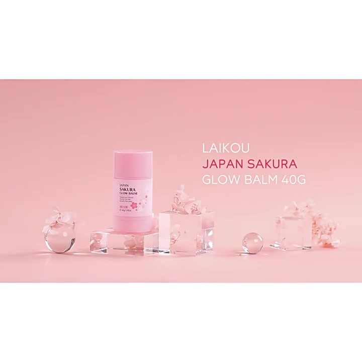 Laikou Japan Sakura Glow Balm - Nourishing Face Cream for All Skin