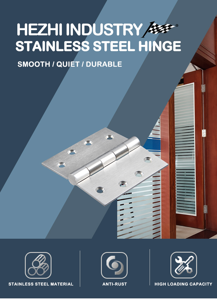 hot selling welded head door hinge  Residential hinge stainless steel