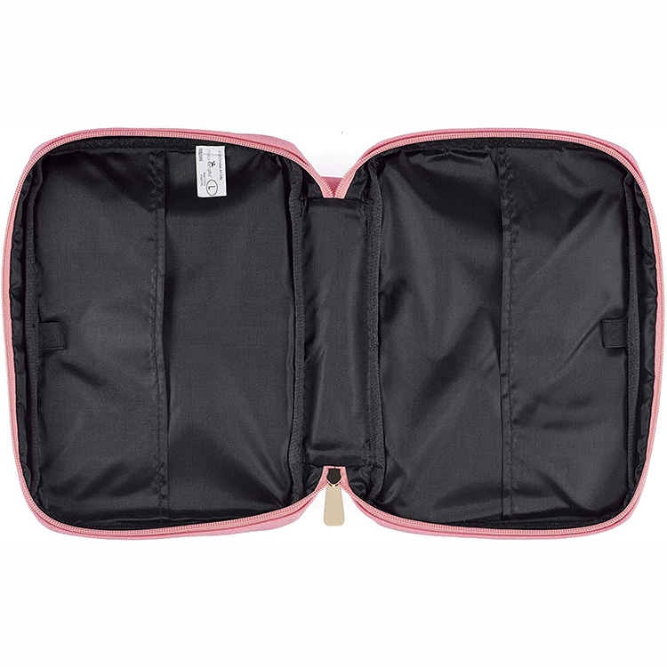 大号拉链保护套,适用于圣经或书本女士粉红色人造皮革时尚圣经保护套