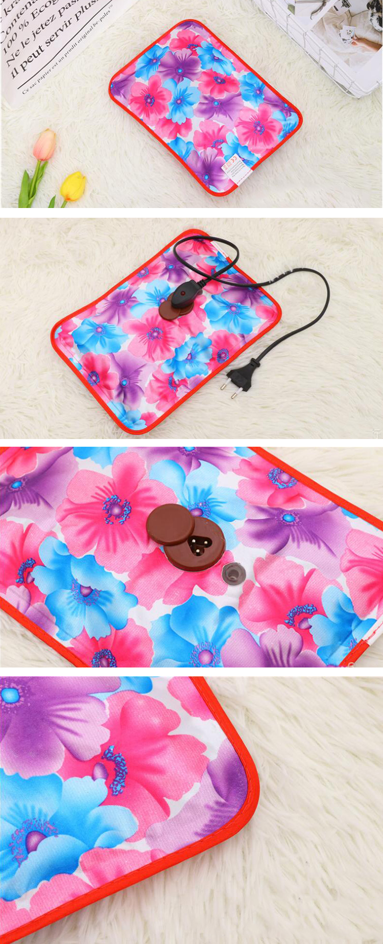 rechargeable pvc bag pain relief hand warmers electric hot water bottle