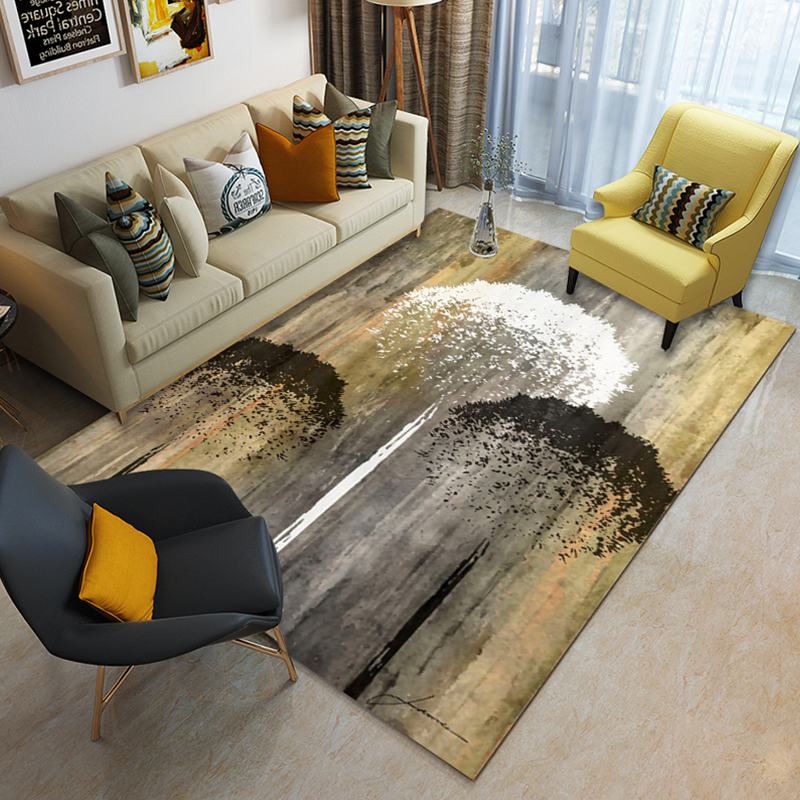 Hot sale 3D printing non slip machine made airport corridor  floor carpets for livingroom
