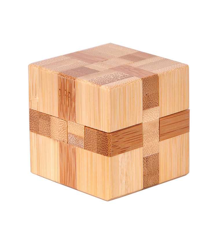 Bambu bola brinquedo educacional e bloqueio quadrado Jupiter tetraedro Tic-tac-toe bloqueio barril