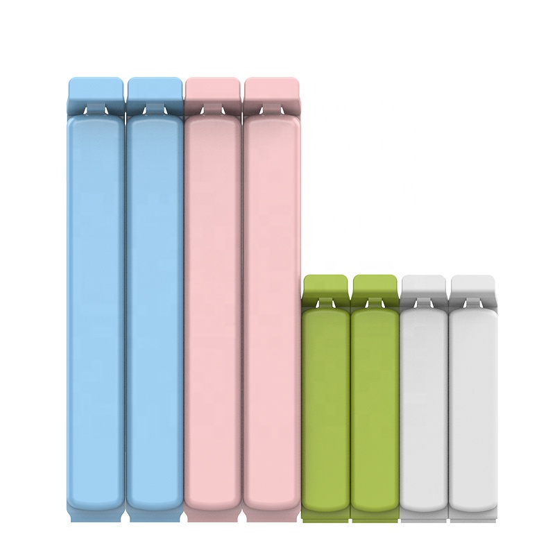 Более высокое качество, лидер продаж, герметичные зажимы для пищевых пакетов, цветные пластиковые прочные герметичные зажимы