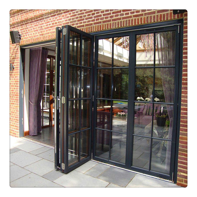 ضئيلة إطار باب ألومونيوم جرّار باب ألومنيوم قابل للطي