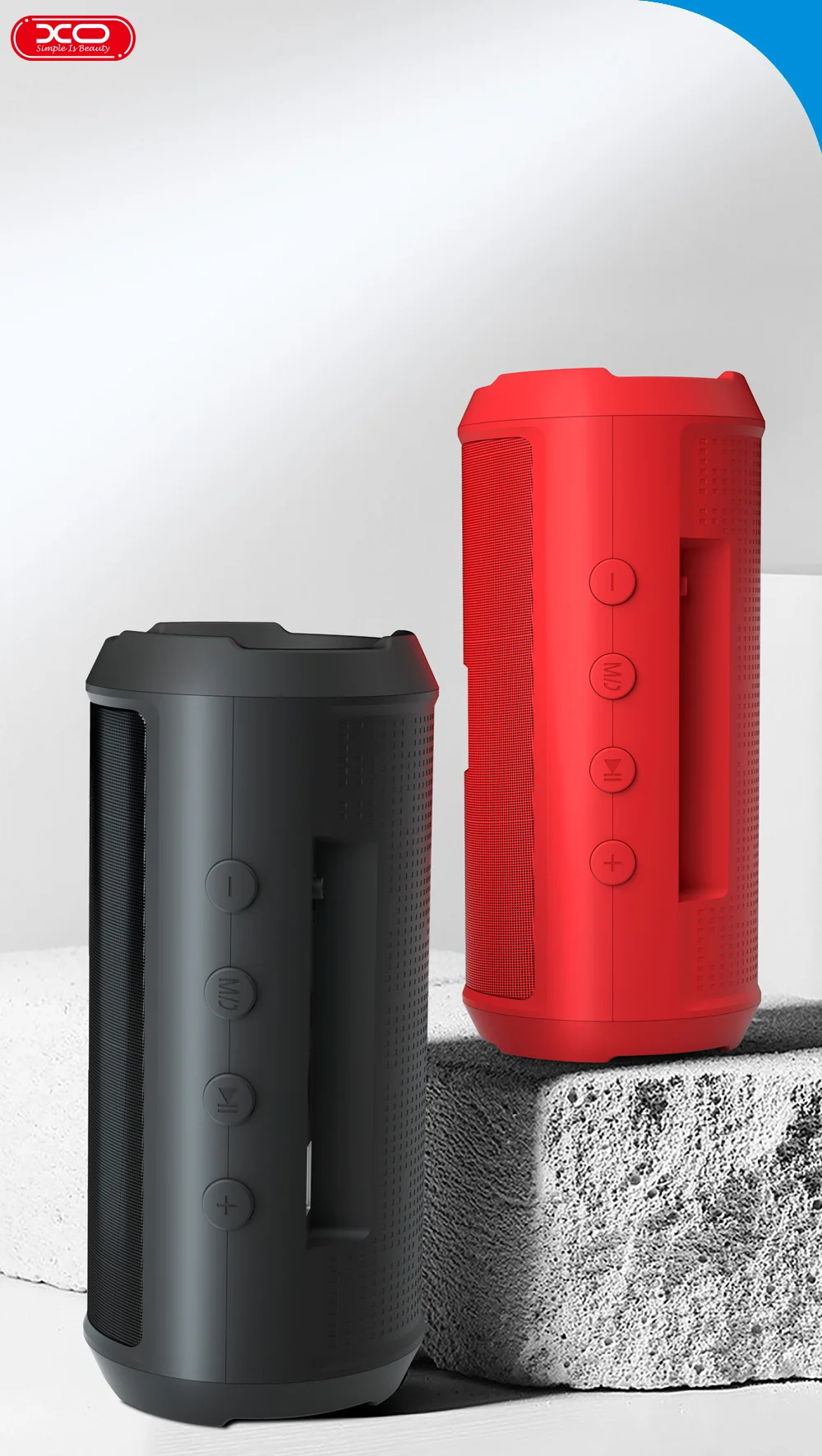 XO F23 2020 New Product  Outdoor Blue tooth Speaker Waterproof Wireless  HIFI Mini Portable Support TF Speaker