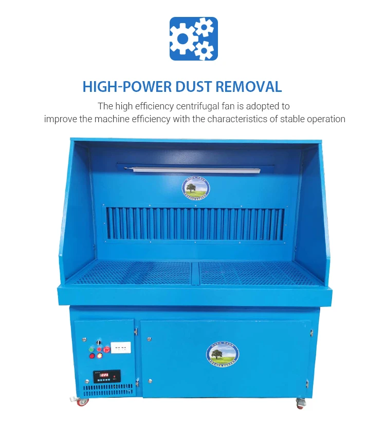 Downdraft Table Dust Removal Workbench for Welding/grinding/sawing/sanding/cutting Industrial Cartridge Filter 35 Sq. Ft. CN;HEB