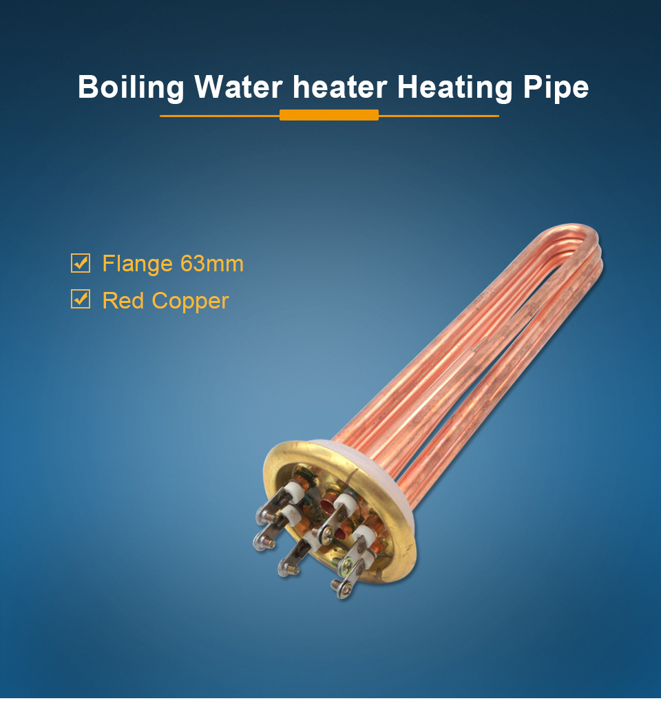 JINGERL Kupferrohr Heizelement 3000W - Heizungsrohr Für Wasserdestillierer 220V