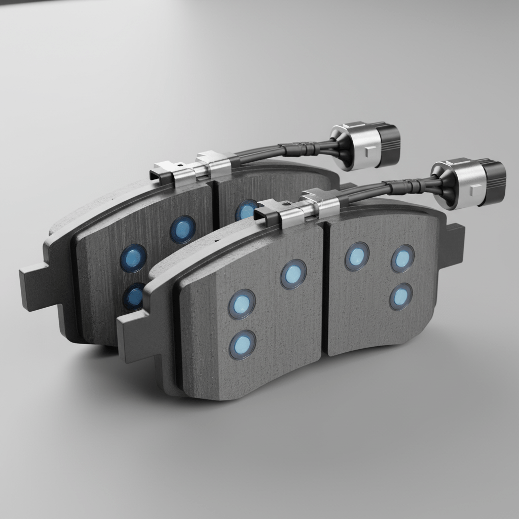 Futuristic makeup with holographic shimmer on large doe eyes, shifting teal to magenta.