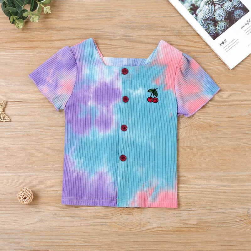 Ребристые детские футболки с коротким рукавом 2021, футболка для малышей