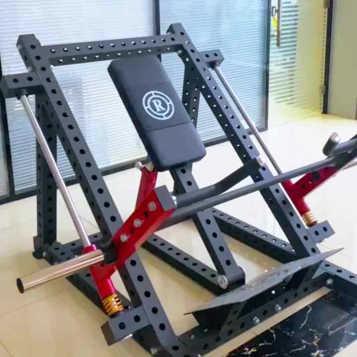 Rowing Rack Machine Premium Double-Track Rowing Pulldown Trainer Steel Fitness Equipment ...