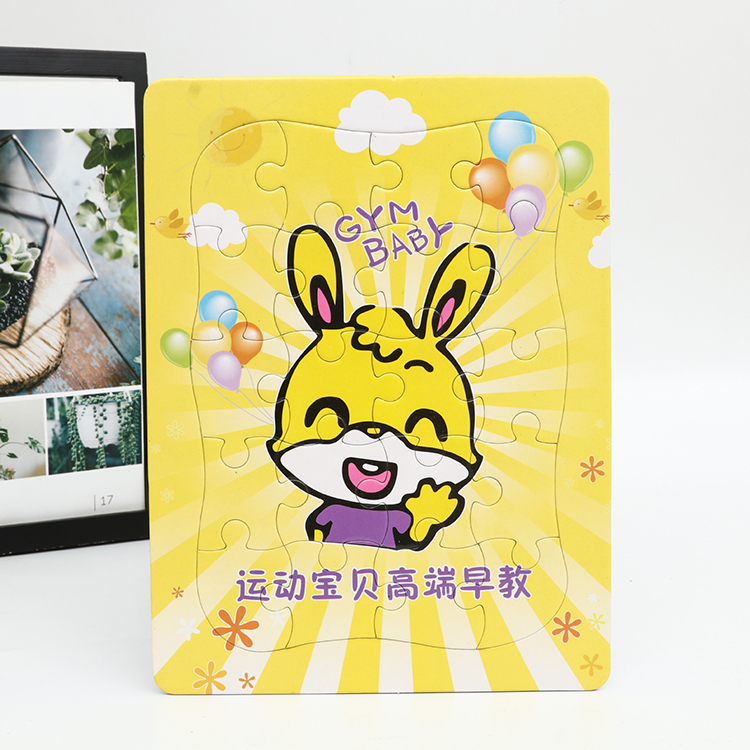 Пользовательские мультфильм бумажная головоломка 3D головоломка игрушка