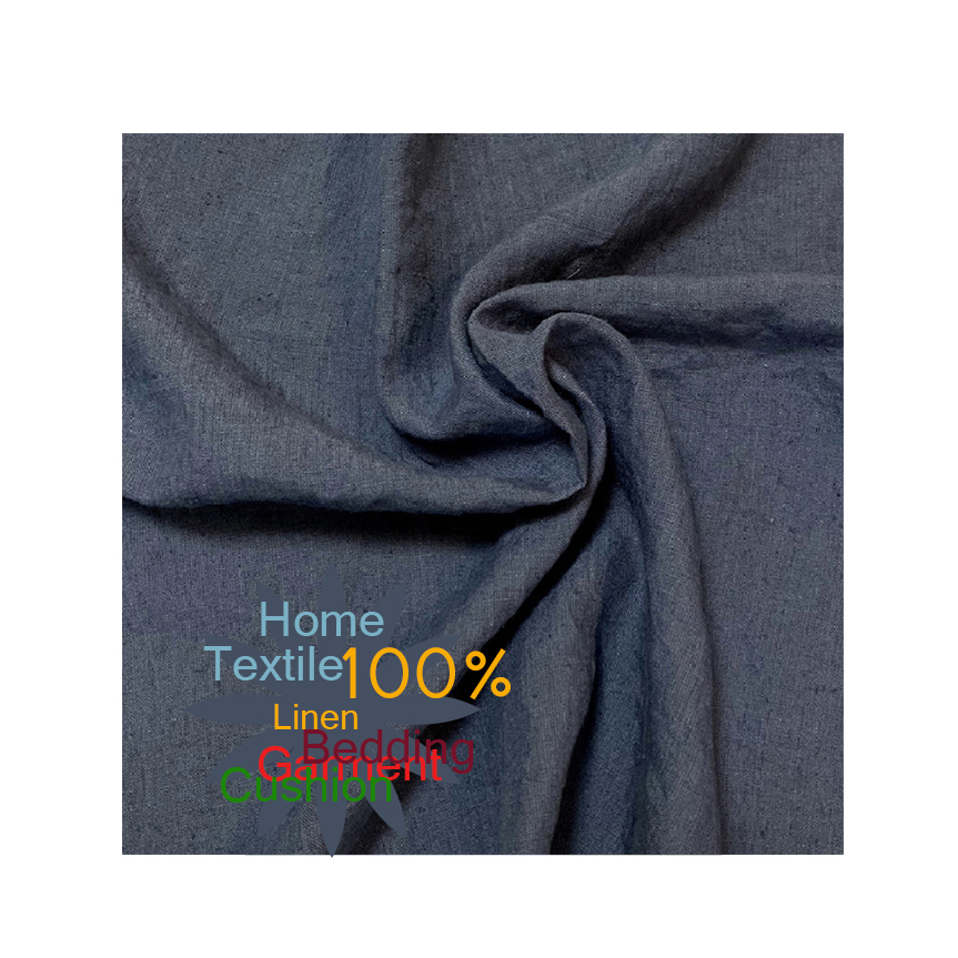 OJE252311-13 хлопчатобумажная мягкая чистая Органическая льняная ткань оптом
