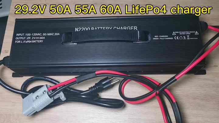 24V 25.6V 15A Lithium LiFePO4 Battery Charger, Charging Voltage 29.2V, With Fan, Aluminum - View #7