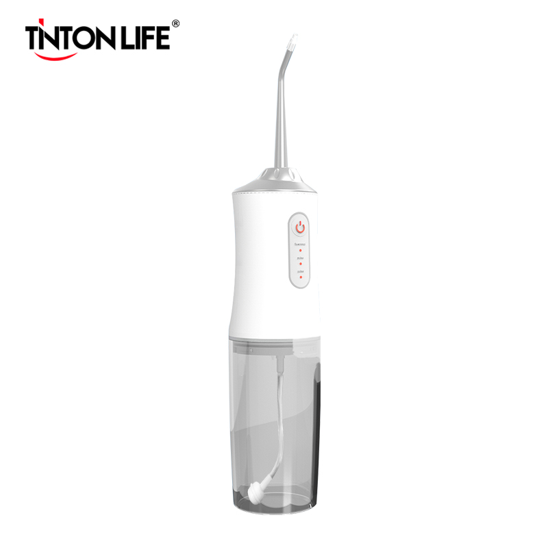 3 Modes USB Rechargeable Water Flosser Portable Dental Water Jet 220ML Water Tank Waterproof Teeth Cleaner Oral Irrigator
